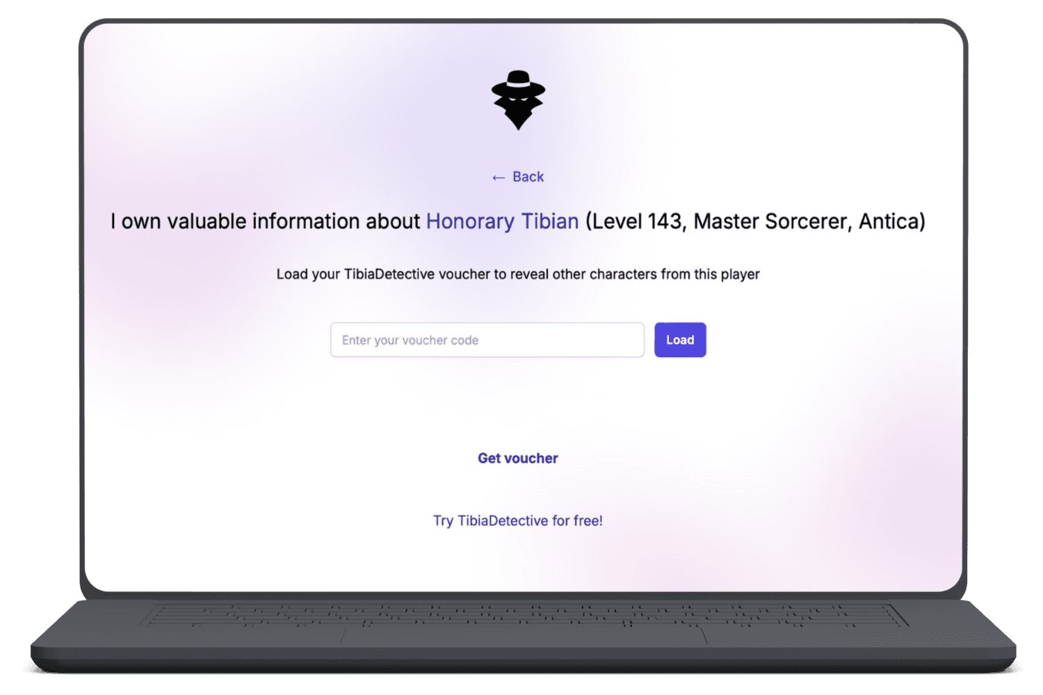 Confirmation message indicating the availability of information.